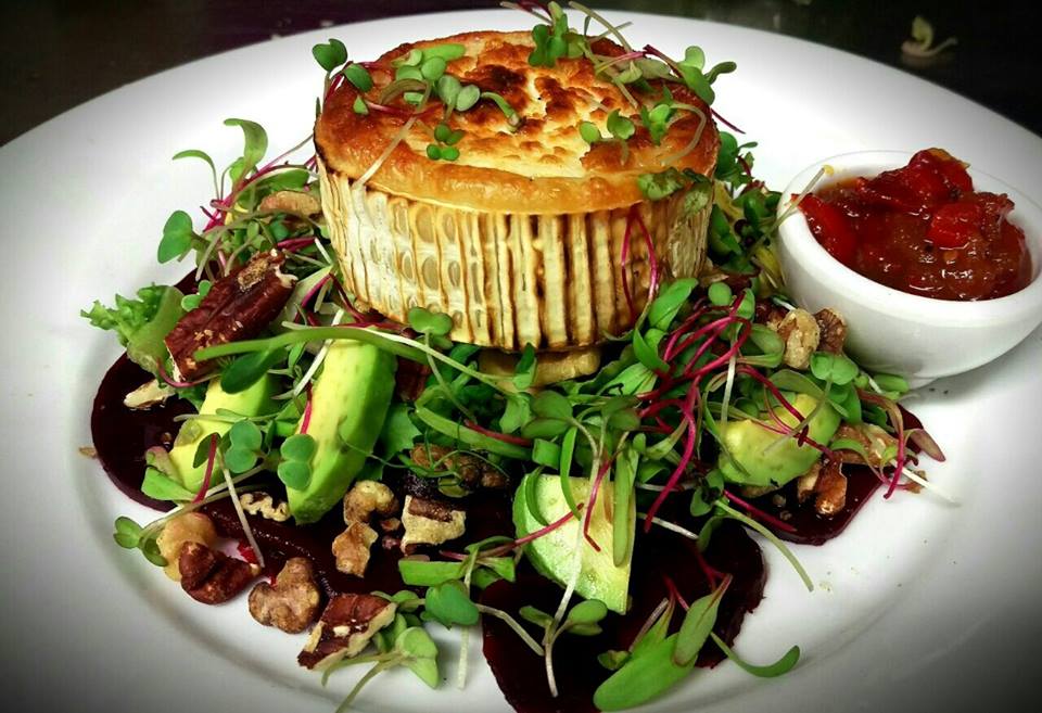 Pie with Salad
